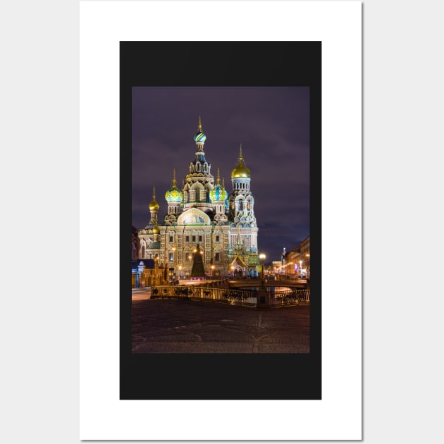 Church of the Savior on Spilled Blood, St. Petersburg, Russia Wall Art by auradius